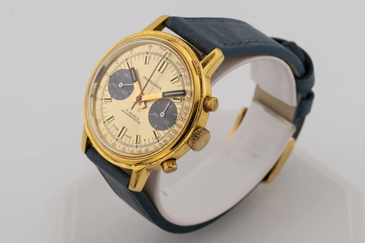 Wakmann Gold Panda Dial Chronograph 001.jpg