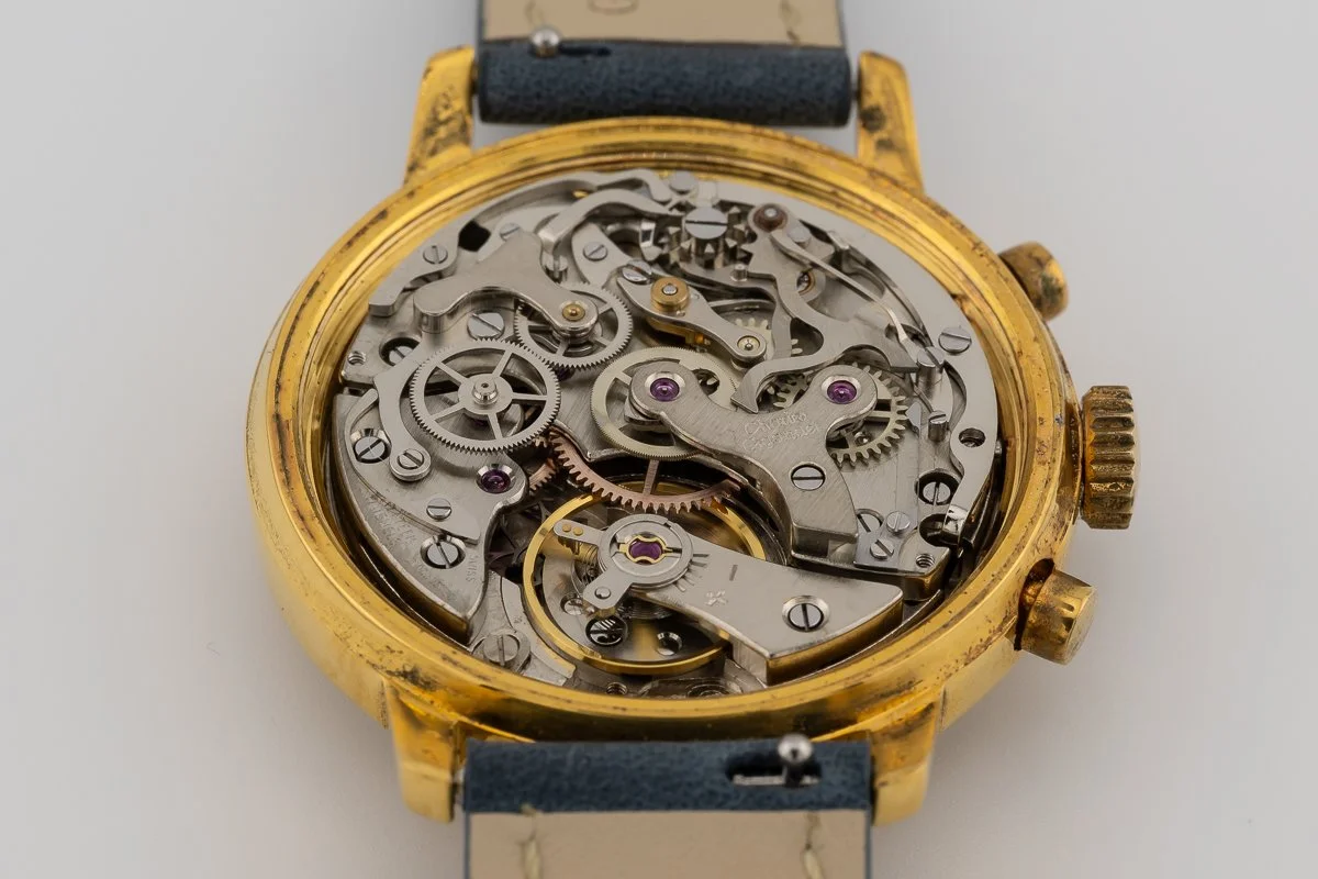 Wakmann Gold Panda Dial Chronograph 008.jpg