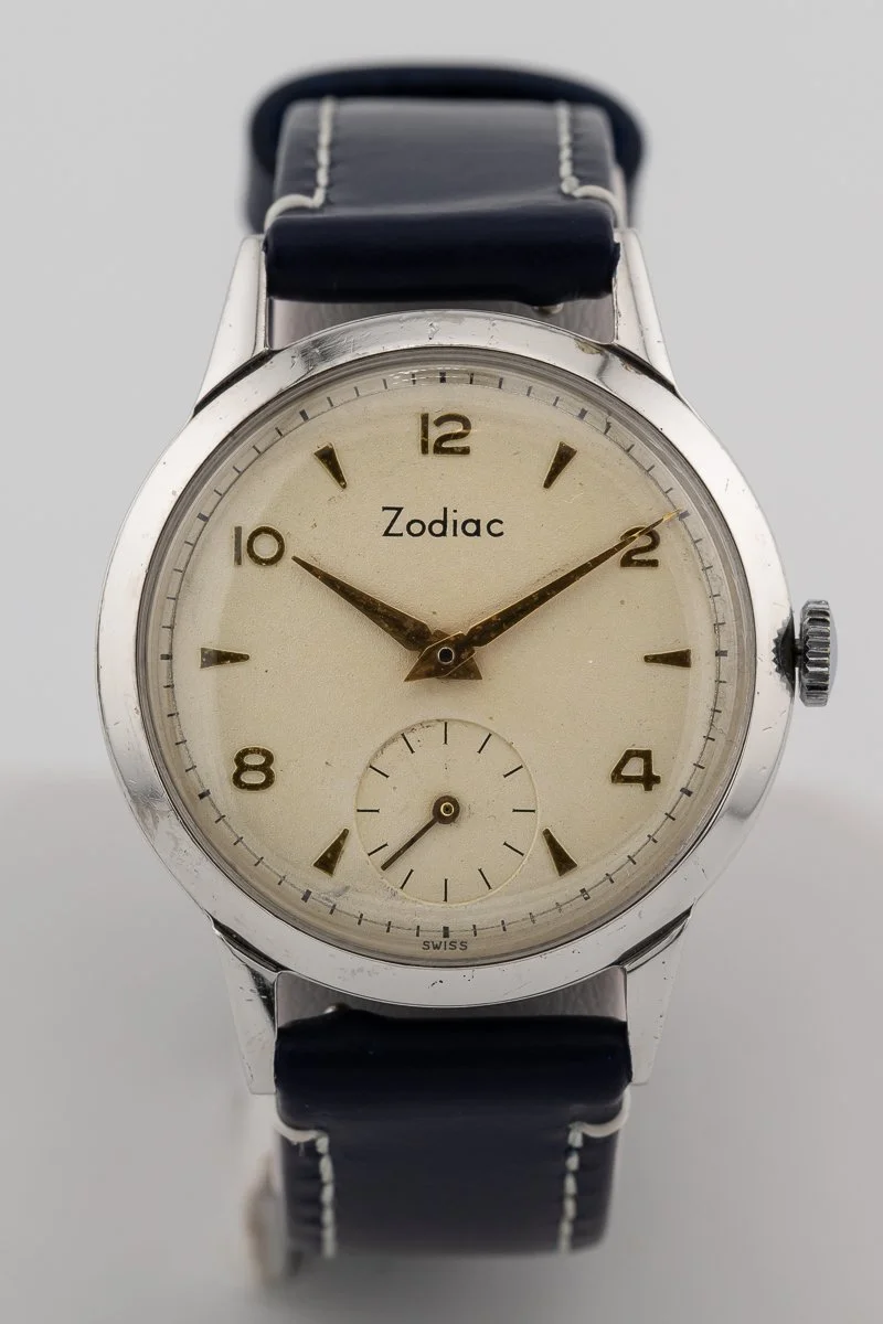Zodiac Early 1950s 916 Sub Second Manual