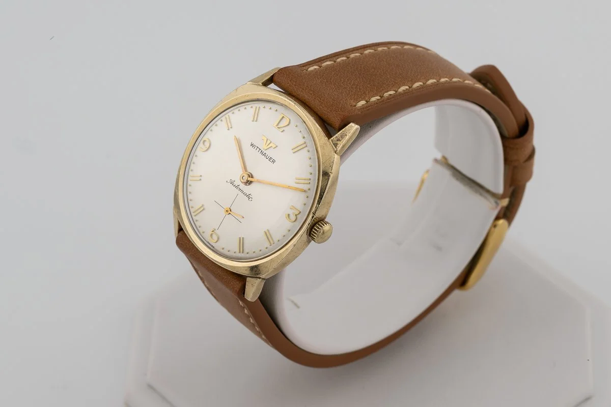 1960's Wittnauer 2593 Gold Sub-Second Automatic