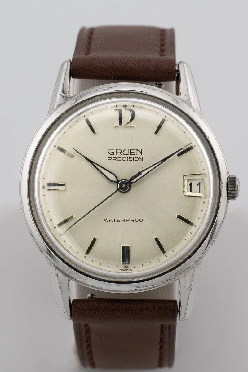 Vintage 1960s Gruen Precision 522 Calendar