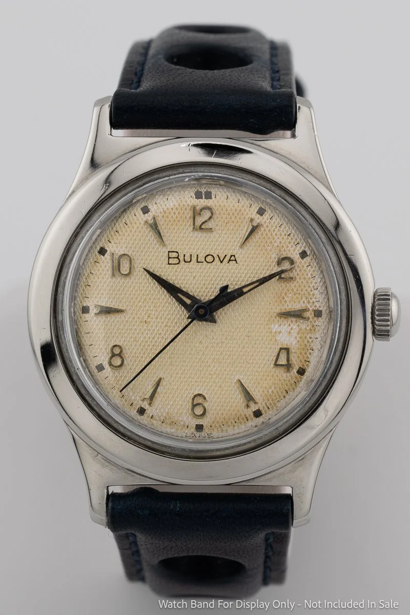 Vintage 1957 Stainless Bulova Manual