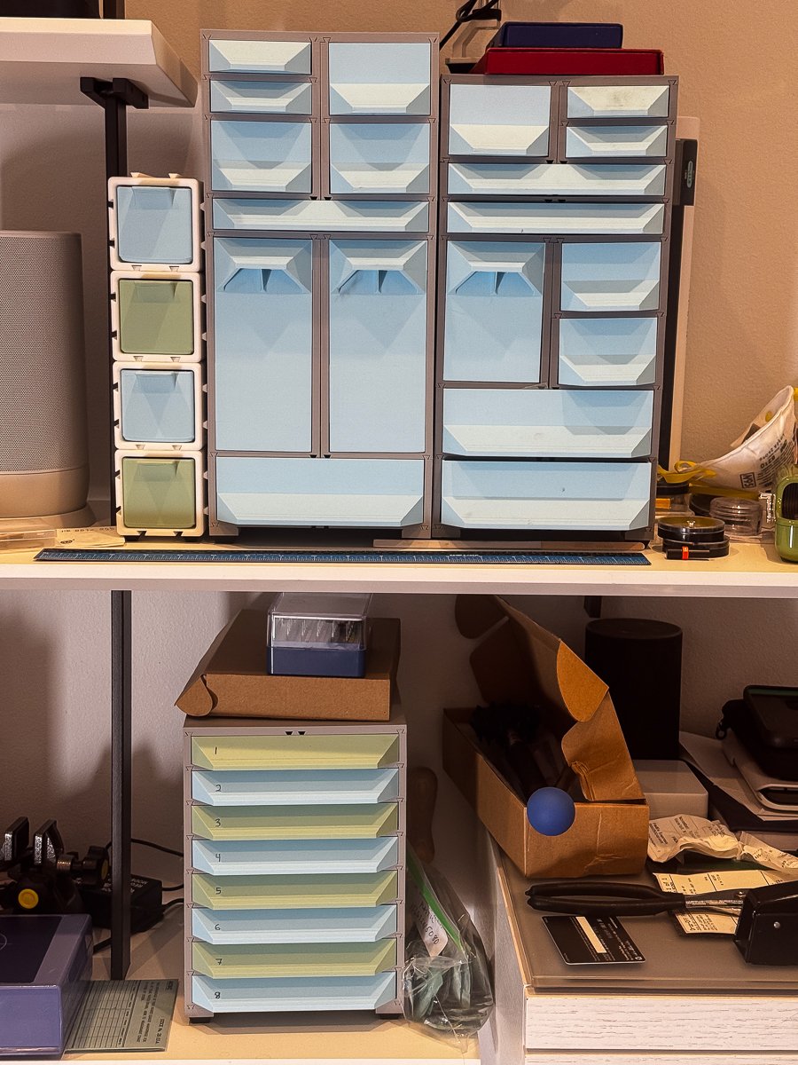 3D Printed Parts Drawers