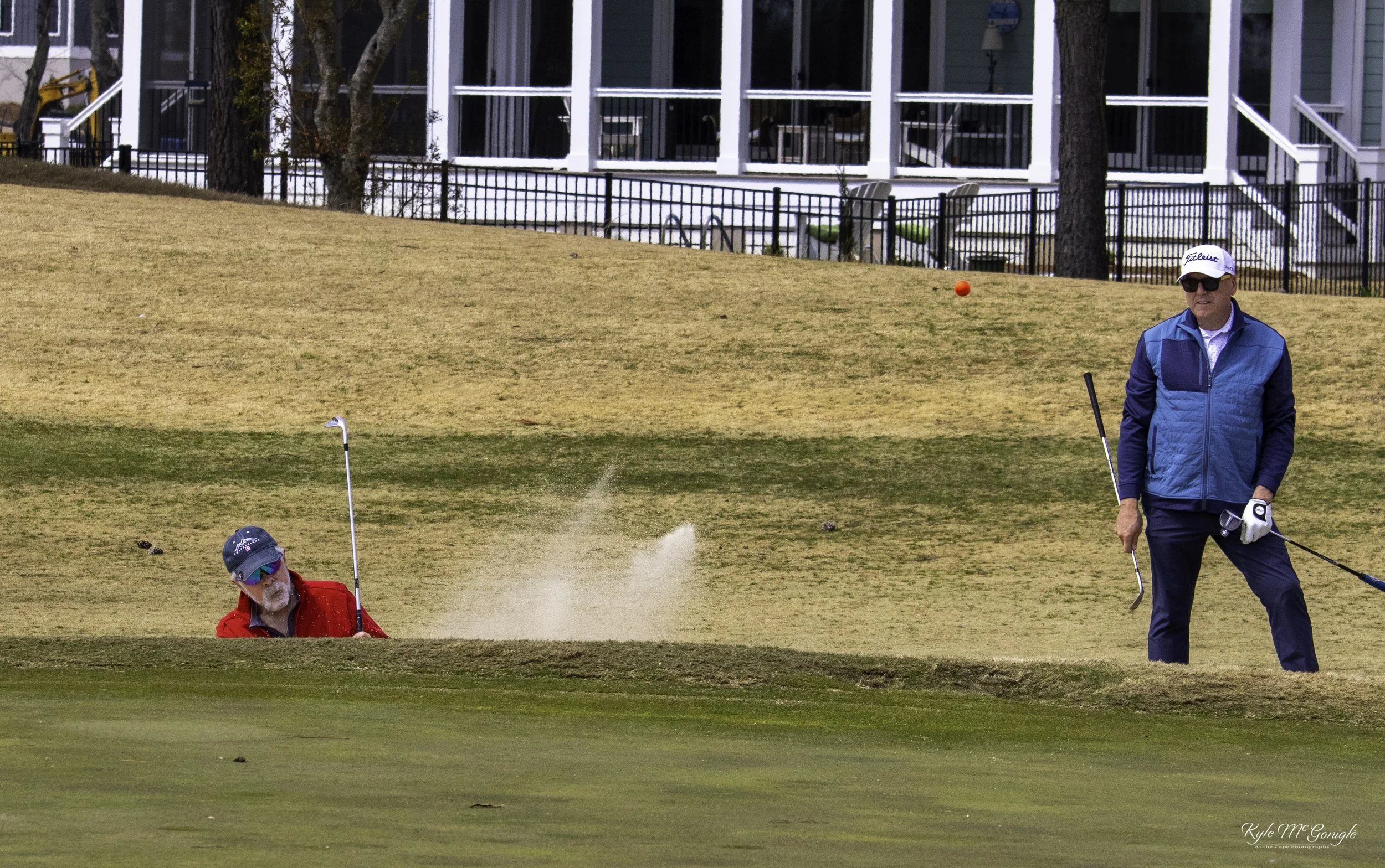 Rich & Mike green side bunker.jpg