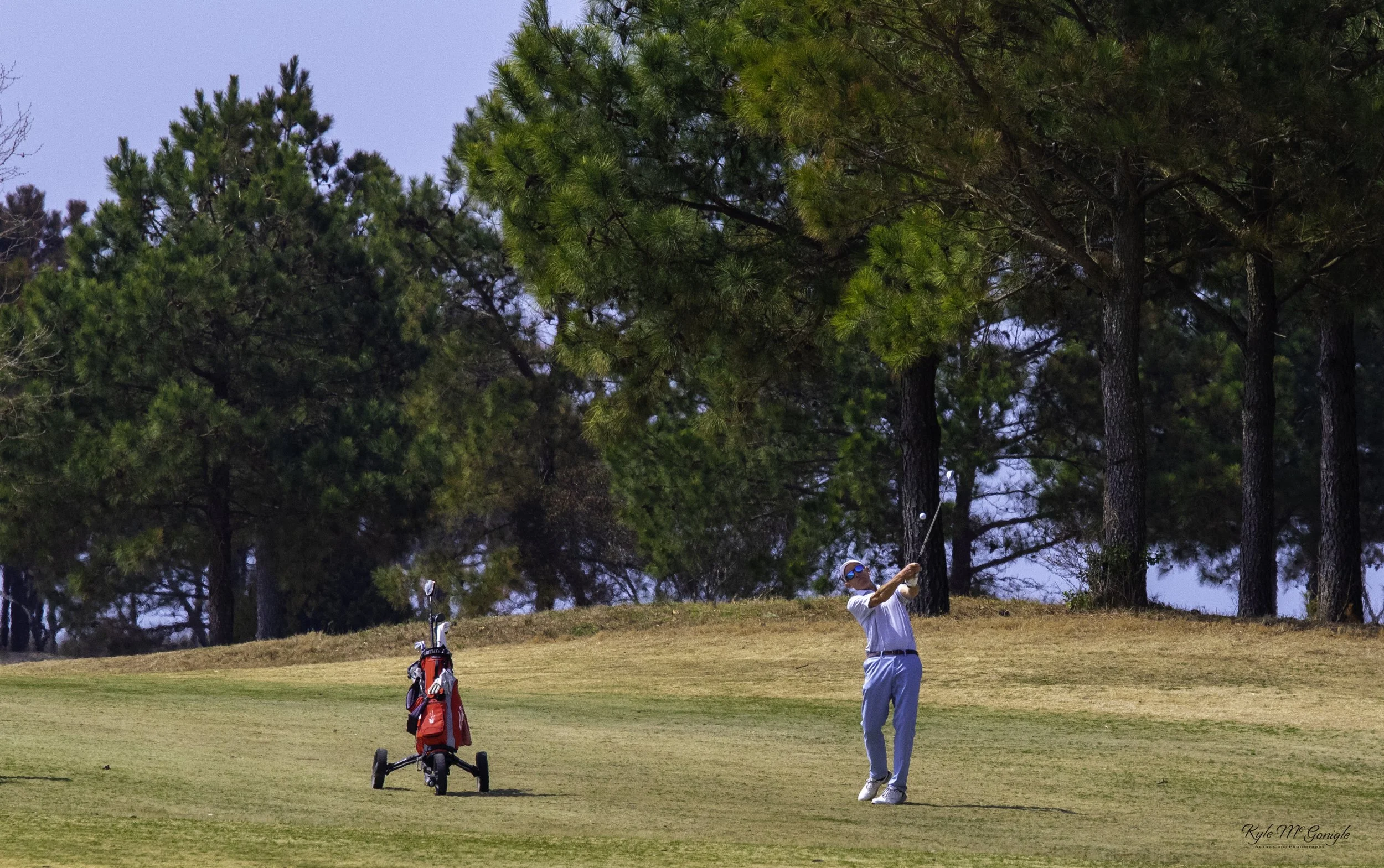 Ian McDonald approach to Nicklaus 7 green