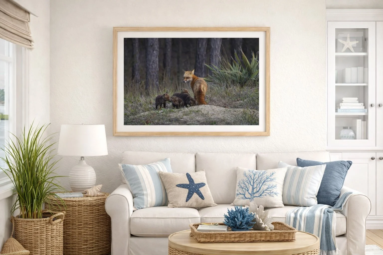RedFox and Kits (Coastal Room).jpg