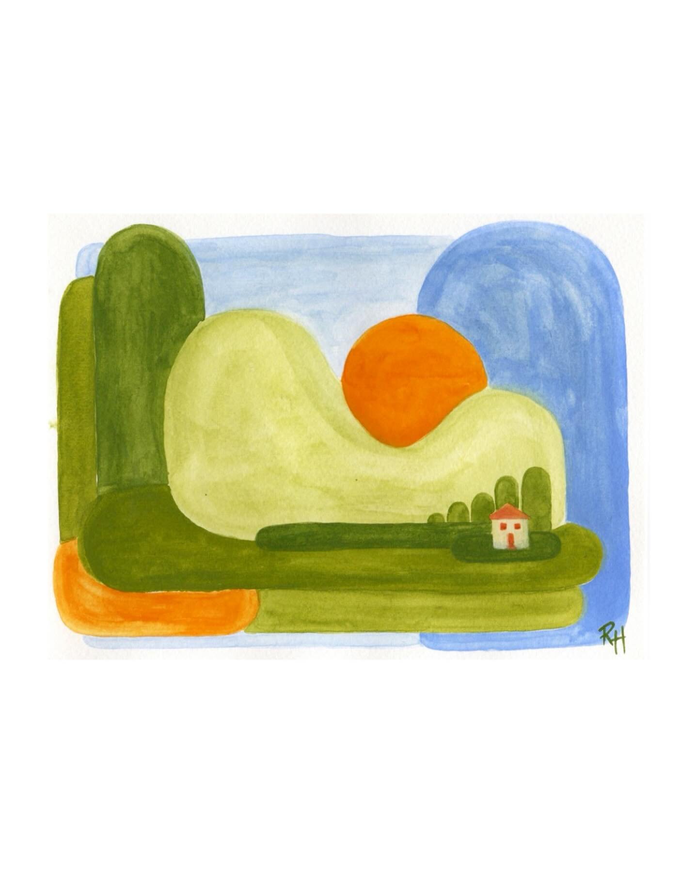 Forever inspired by my sweet little life on the homestead.

&lsquo;Homestead Heaven&rsquo;
5&rdquo;x7&rdquo;
Watercolor
2025

Original and prints available on my online store. Link in bio 🔗