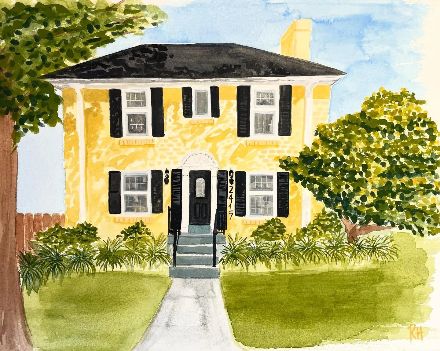 A very special surprise commission gifted to a beautiful bride and groom on their wedding weekend 🤍