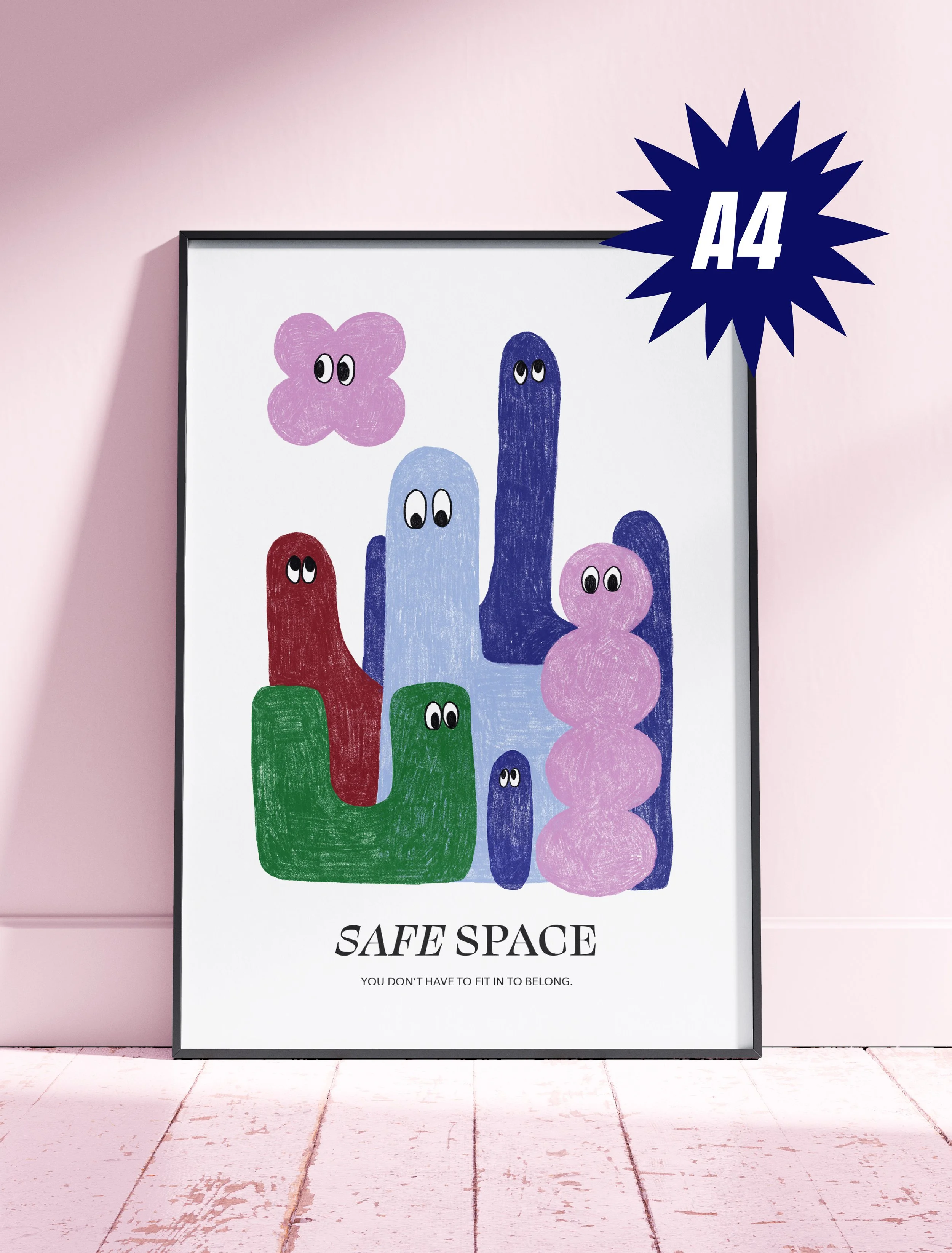 SAFE SPACE | A4 Kunstdruck