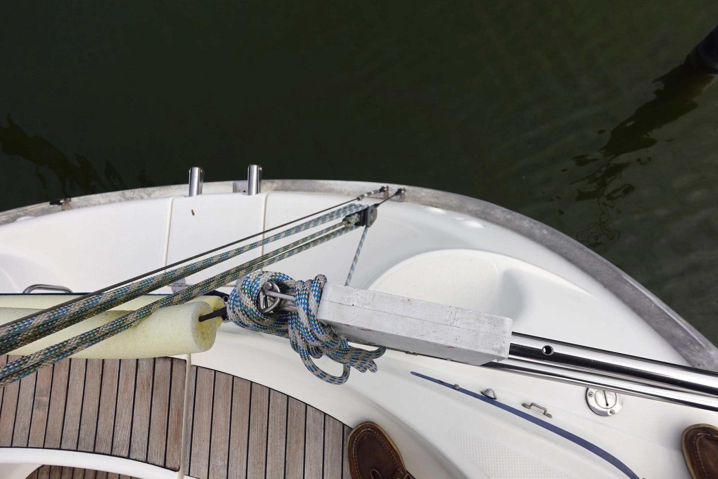 Zwemplateau met stevige zwemtrap