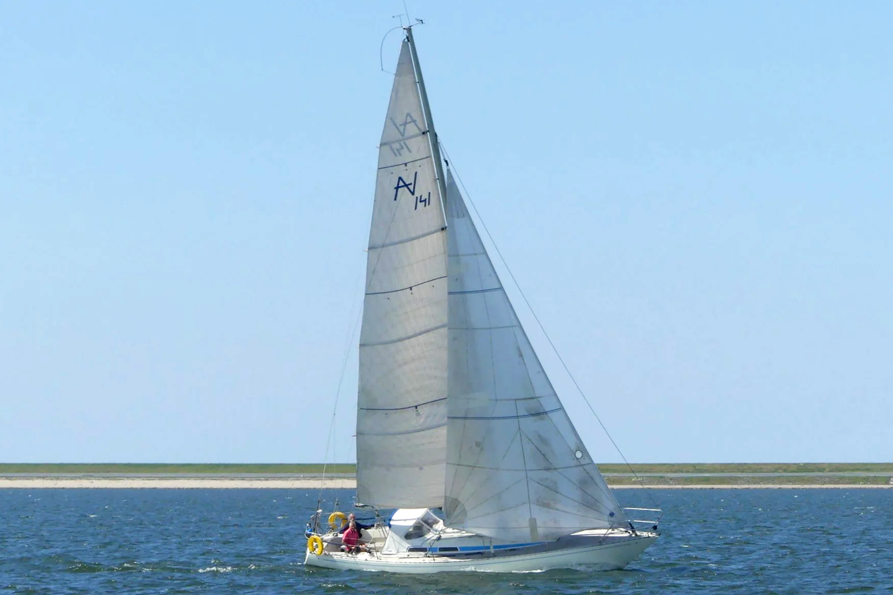 Avance 36 aan de wind vol tuig