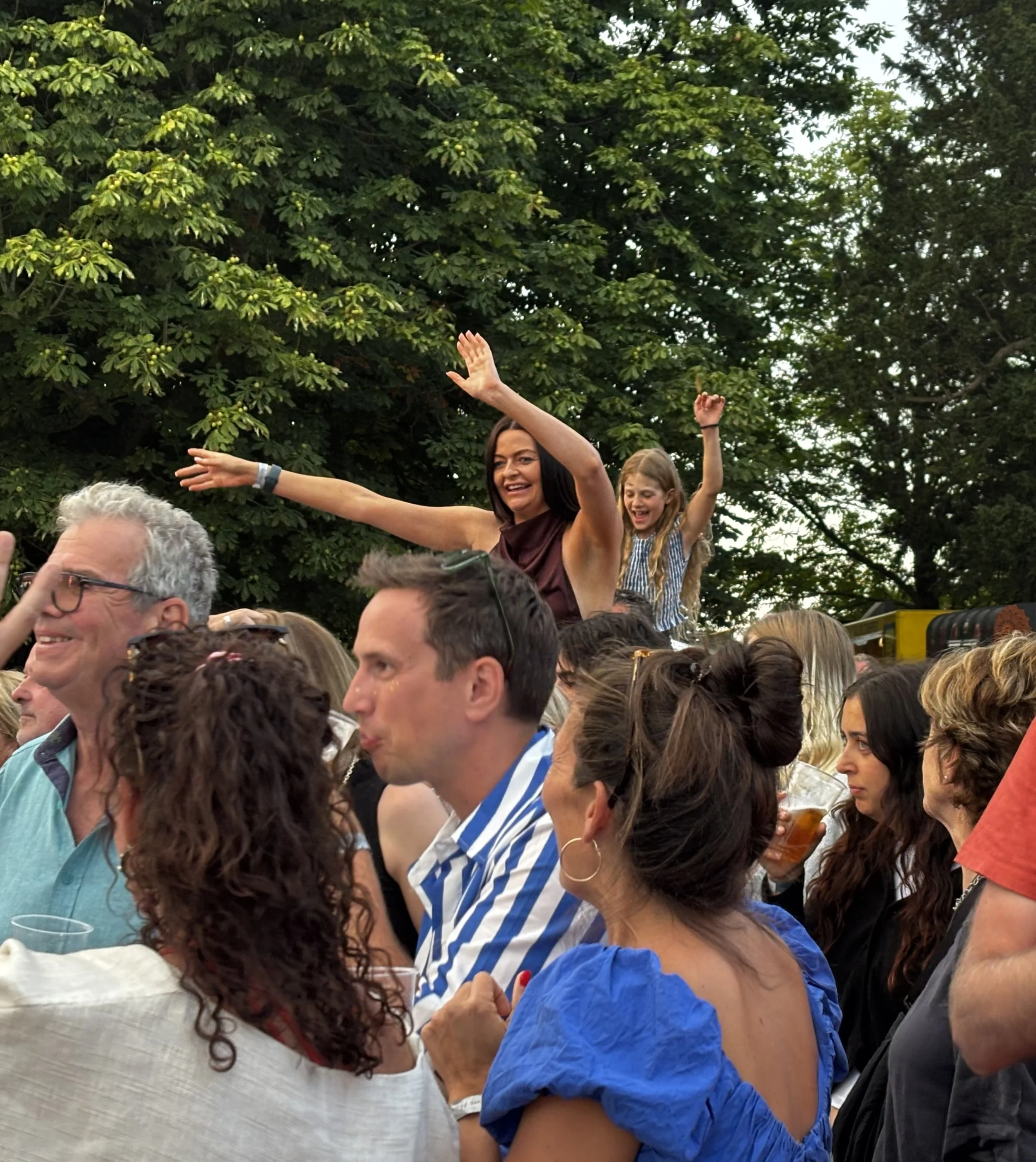 Crowd enjoying the Tribute Music Fest