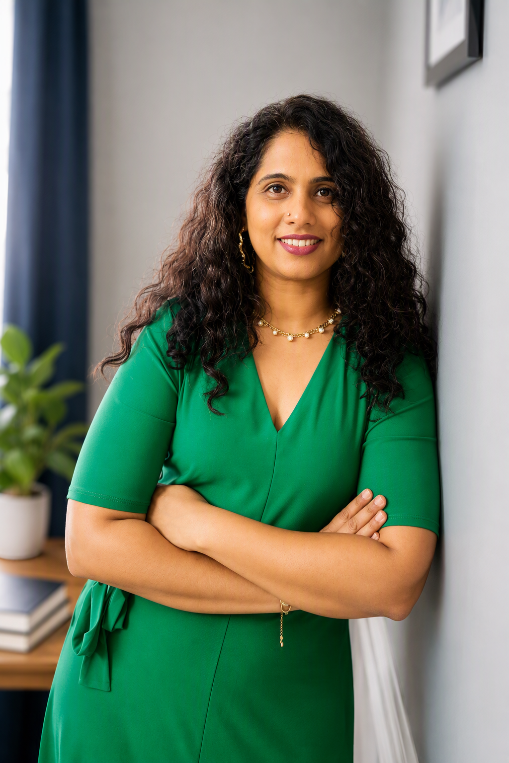 Nidhi Adhvaryu, co-founder and robotics coach at Paanini Tech Academy in Concord, North Carolina.