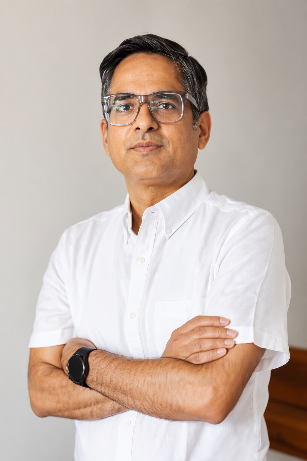 Mayank Gandhi, co-founder and robotics coach at Paanini Tech Academy in Concord, North Carolina.