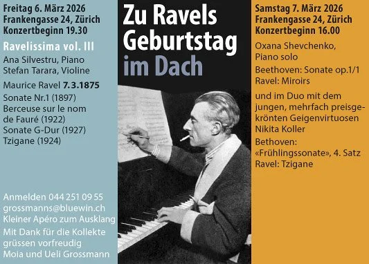 Zu Ravels Geburtstag Im Dach