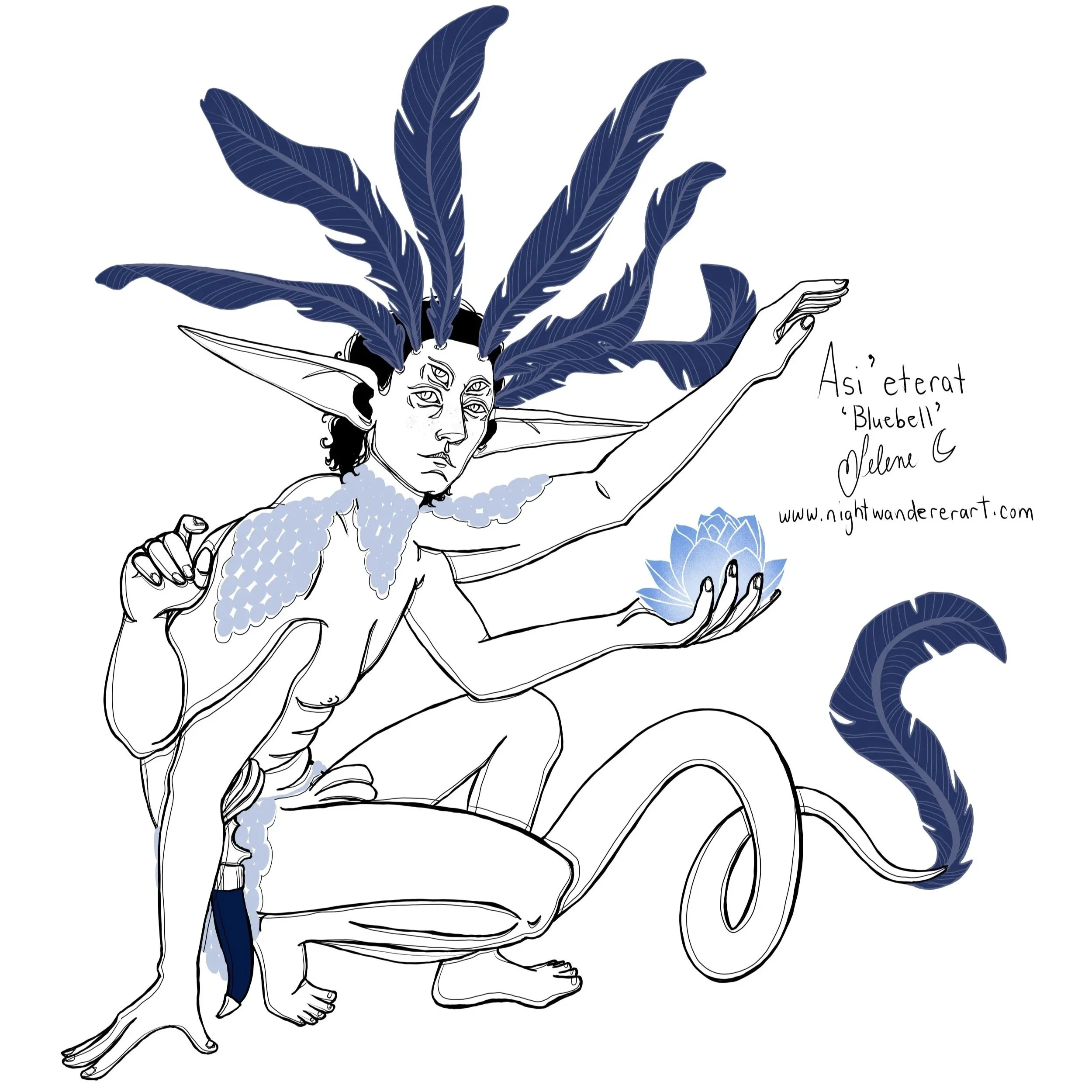 Asi'eterat
(May 2026)
Project: Bluebell Graphic Novella
Clip Studio Paint