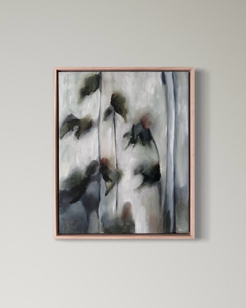&lsquo;Faint Drift&rsquo; &mdash; sister painting to &lsquo;Gently Wilted&rsquo;. Sitting in that quiet space of transition, drifting between what was and what&rsquo;s becoming.

So happy that these two pieces found a home together.

16&rdquo;x20&rdq