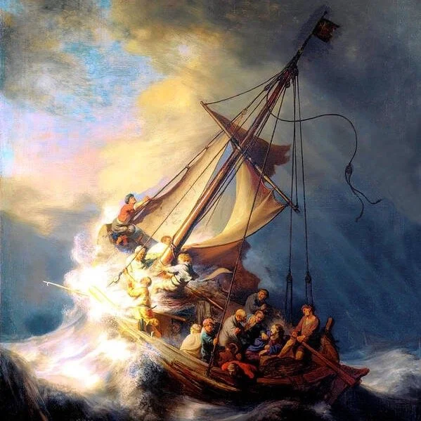 Join us this Sunday as @jayharvey3 preaches from Philippians 1:27-30, &quot;How Jesus Grants Us Joy and Courage.&quot; Worship at 11:00AM, Coffee and Refreshments at 10:30AM. Image: The Storm on the Sea of Galilee, Rembrandt (1633)