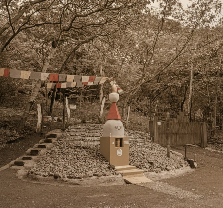 Buddhist-stups-at-ruhani-wellness-centre-costa-rica