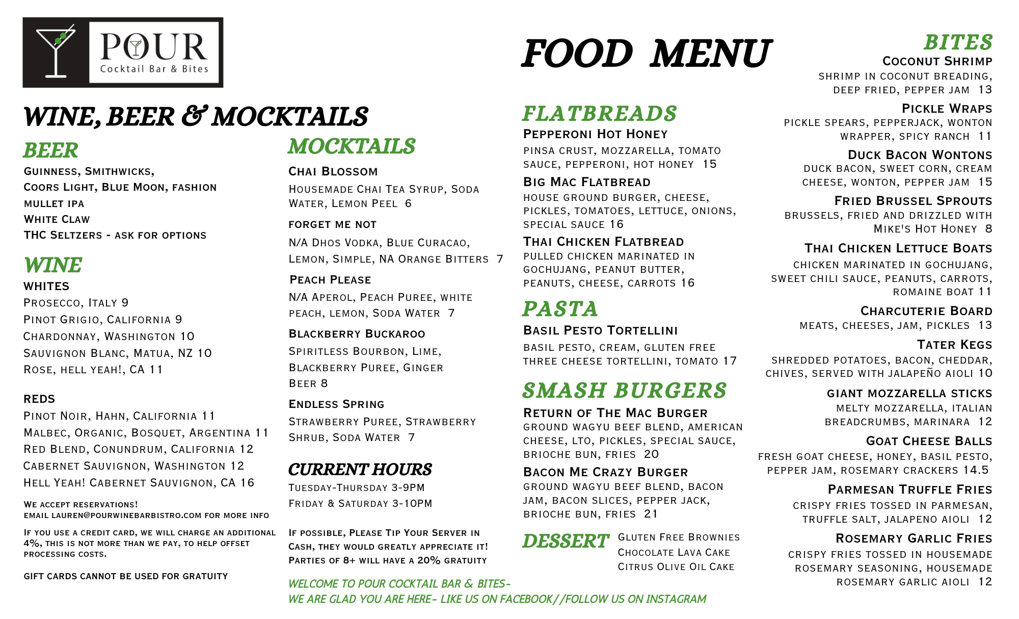 General 1 — Pour Cocktail Bar & Bites