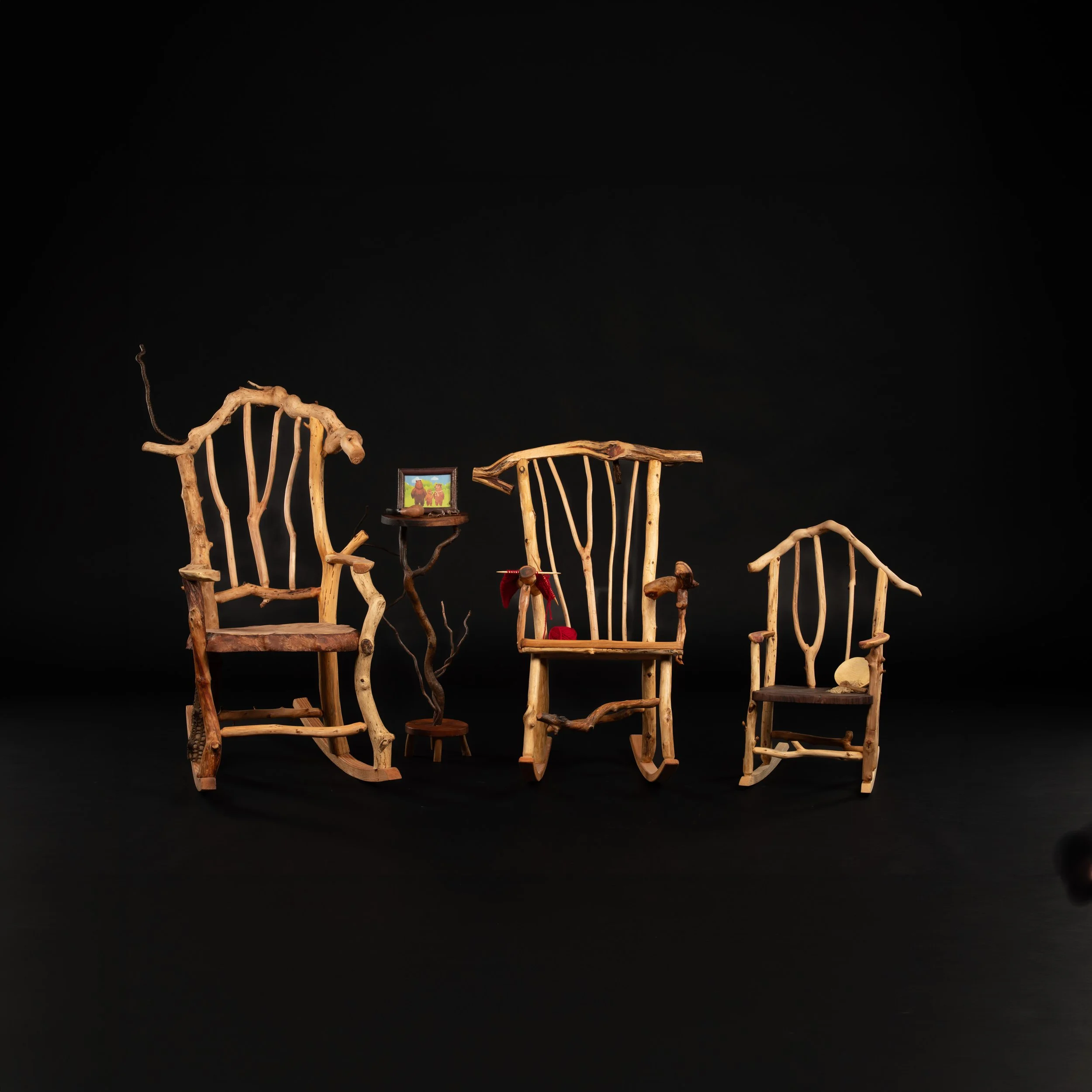 The three Bears Keith Keyser Rustic Wood Creations