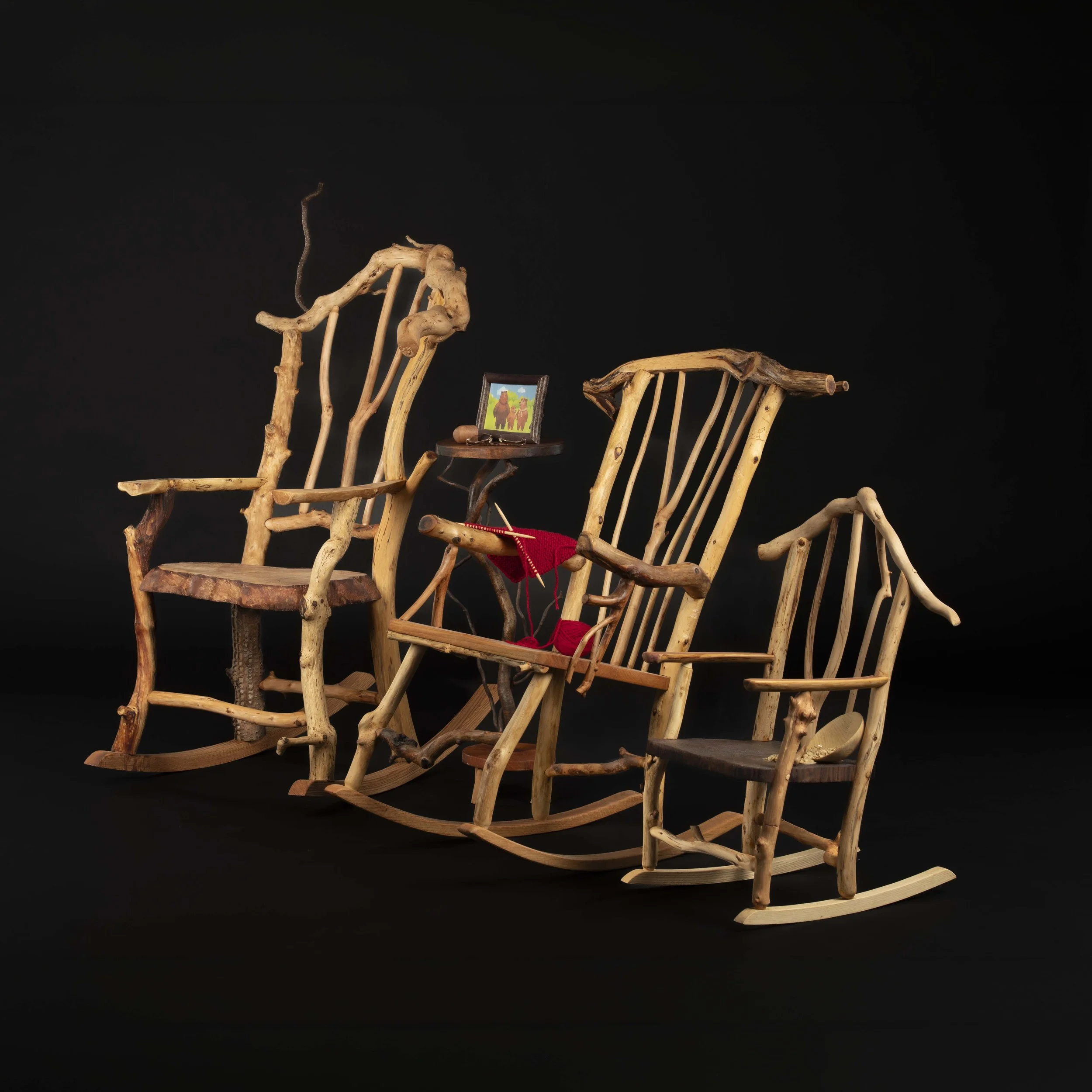 The three Bears Keith Keyser Rustic Wood Creations