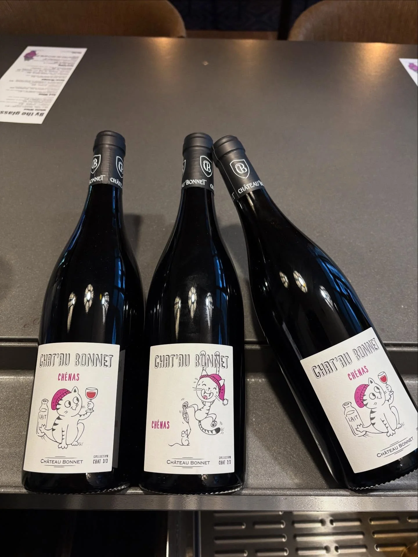 BRAND NEW RED BY THE GLASS!!! It&rsquo;s cold as hell, come by and try this beautiful grand Cru Gamay!! From @chateaubonnet, this Beaujolais is beautifully soft with strawberry, raspberry, blueberries and little hey how you doin of spice!! Open 2-10p