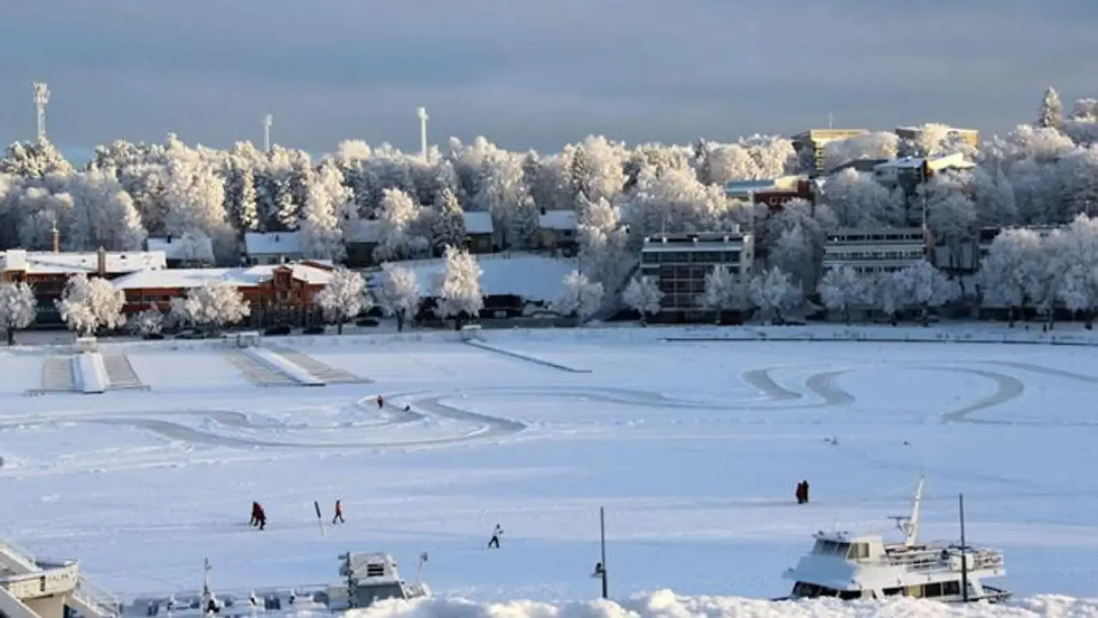 Lake Saimaa in Lappeenranta during winter. Image: City of Lappeenranta.
