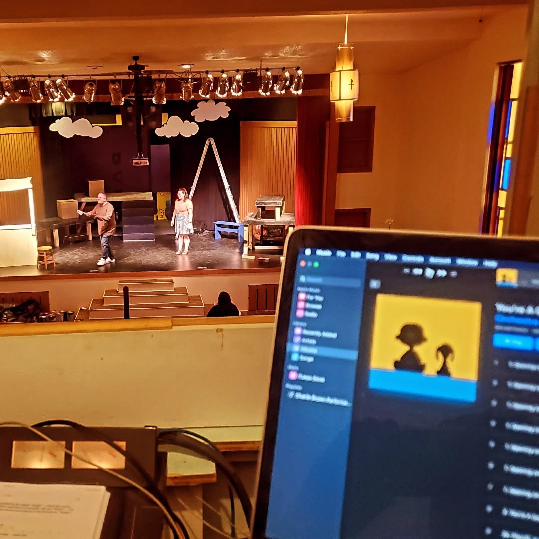 #ThrowbackThursday - April 2022 

My view during tech week as music director of MCT&rsquo;s You&rsquo;re A Good Man, Charlie Brown. Had the privilege to hear my wife kill it as Lucy each night. 

#theatre #theatrewithheart #charliebrown #peanuts #luc