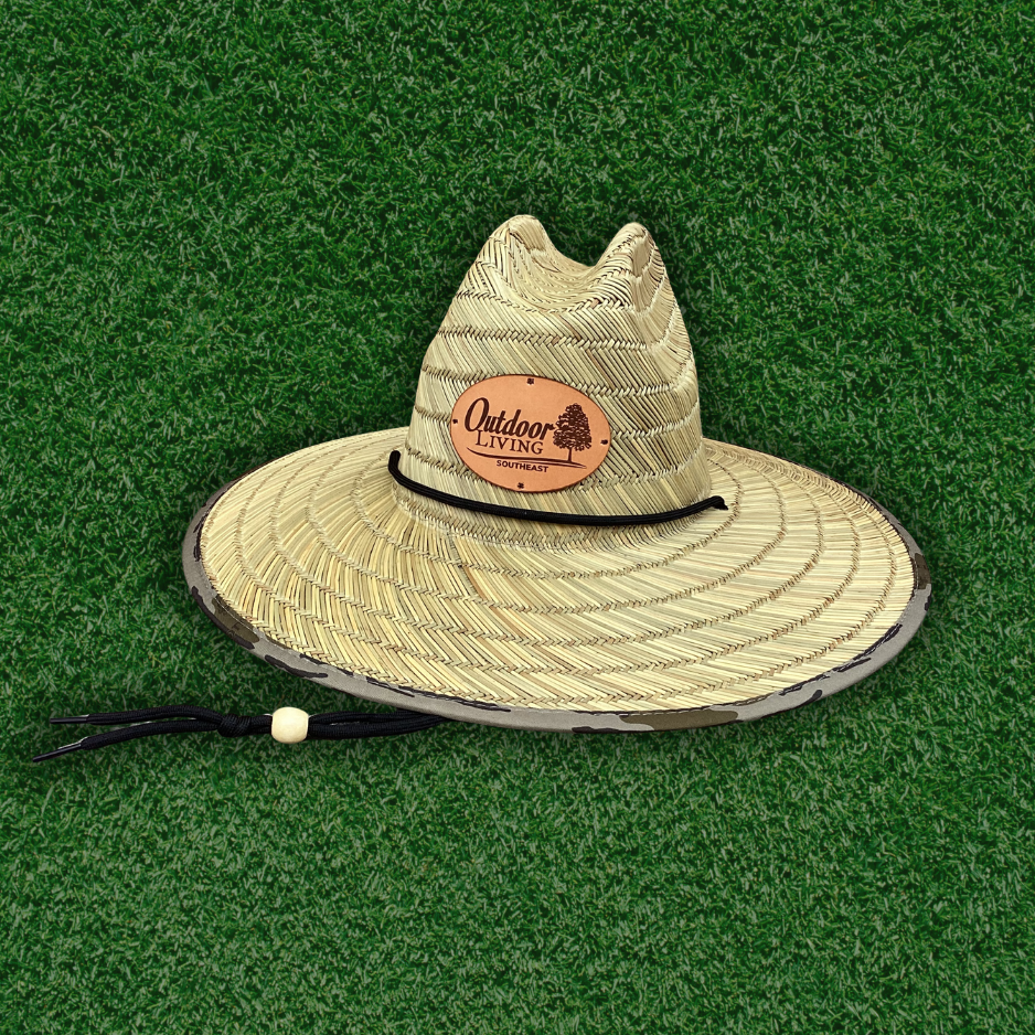 Leather Patch Bottomland Inlay Straw Hat