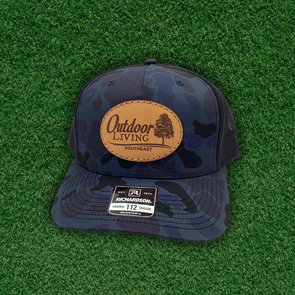 Admiral Camo R112PFP Leather Patch Hat