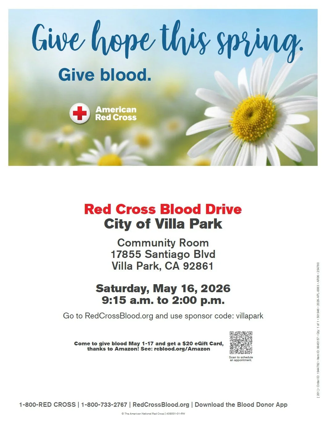 Red Cross Blood Drive