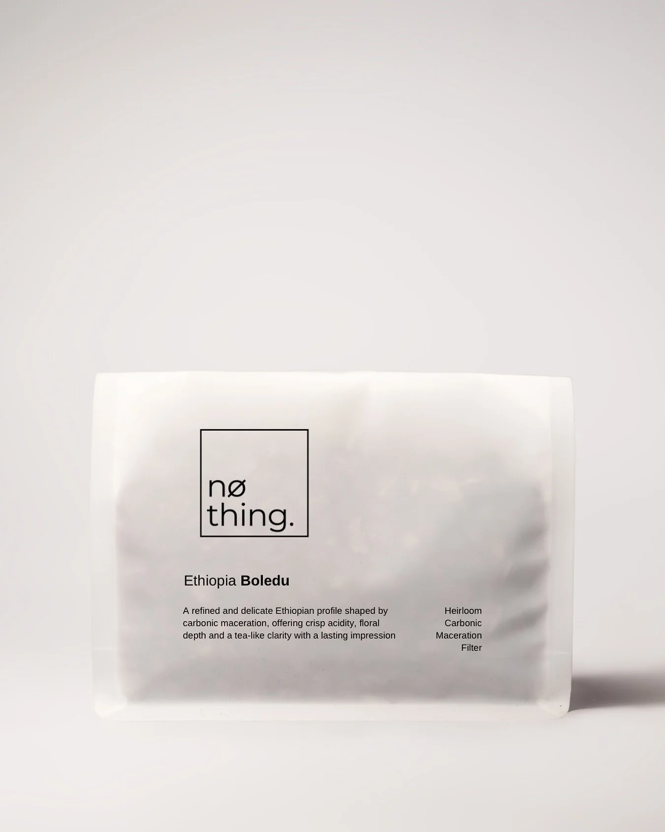 09:30 [11.10.2025] Warsaw

Ethiopia Boledu
Carbonic Maceration

A refined and delicate Ethiopian profile shaped by carbonic maceration, offering crisp acidity, floral depth and a tea-like clarity with a lasting impression