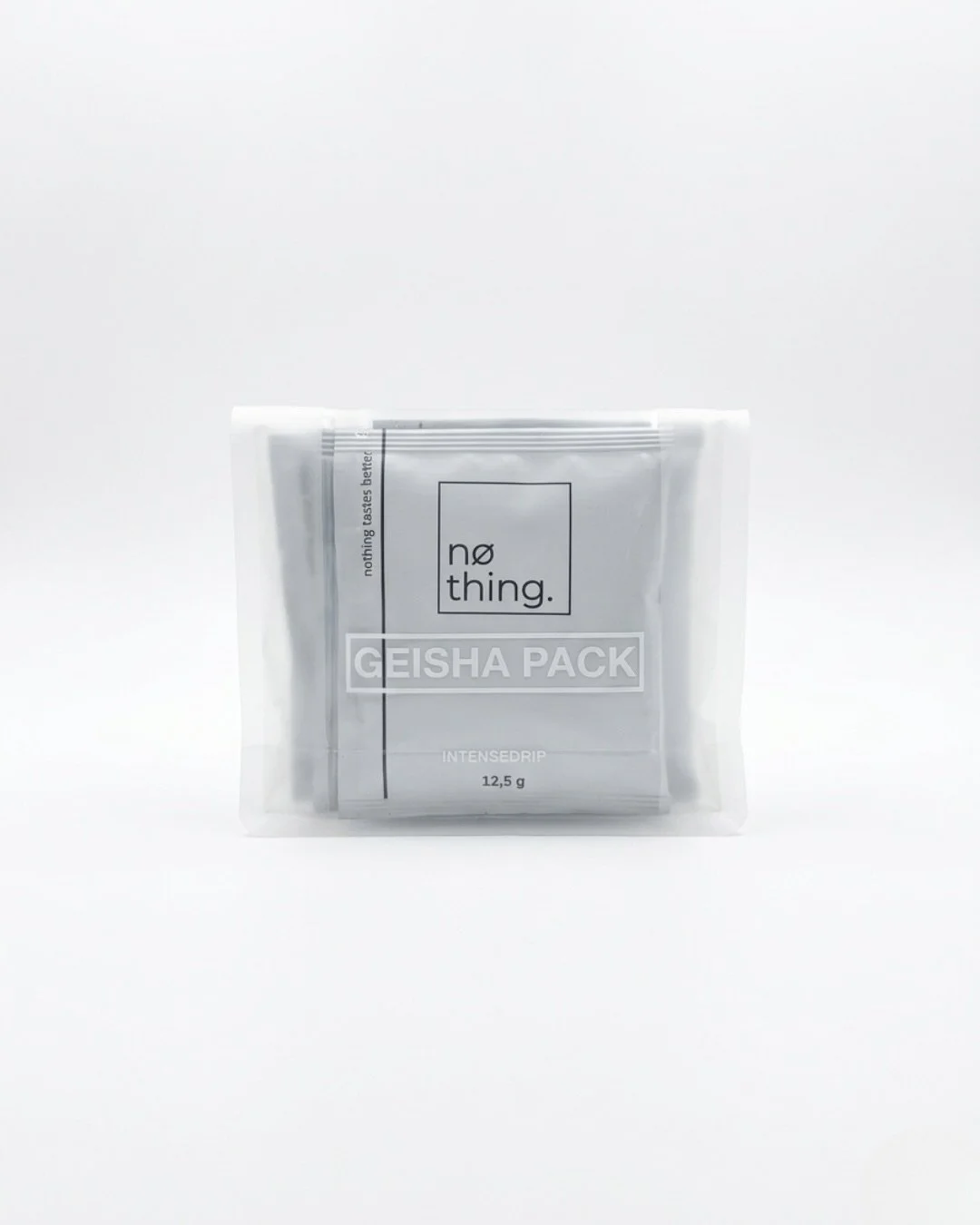 It&rsquo;s here.

Our first-ever drip bags &mdash; 12.5 g of freshly ground coffee in every pack.

Not just any coffee: two of our Geishas, ready wherever you are.

Clean. Simple. Perfect.