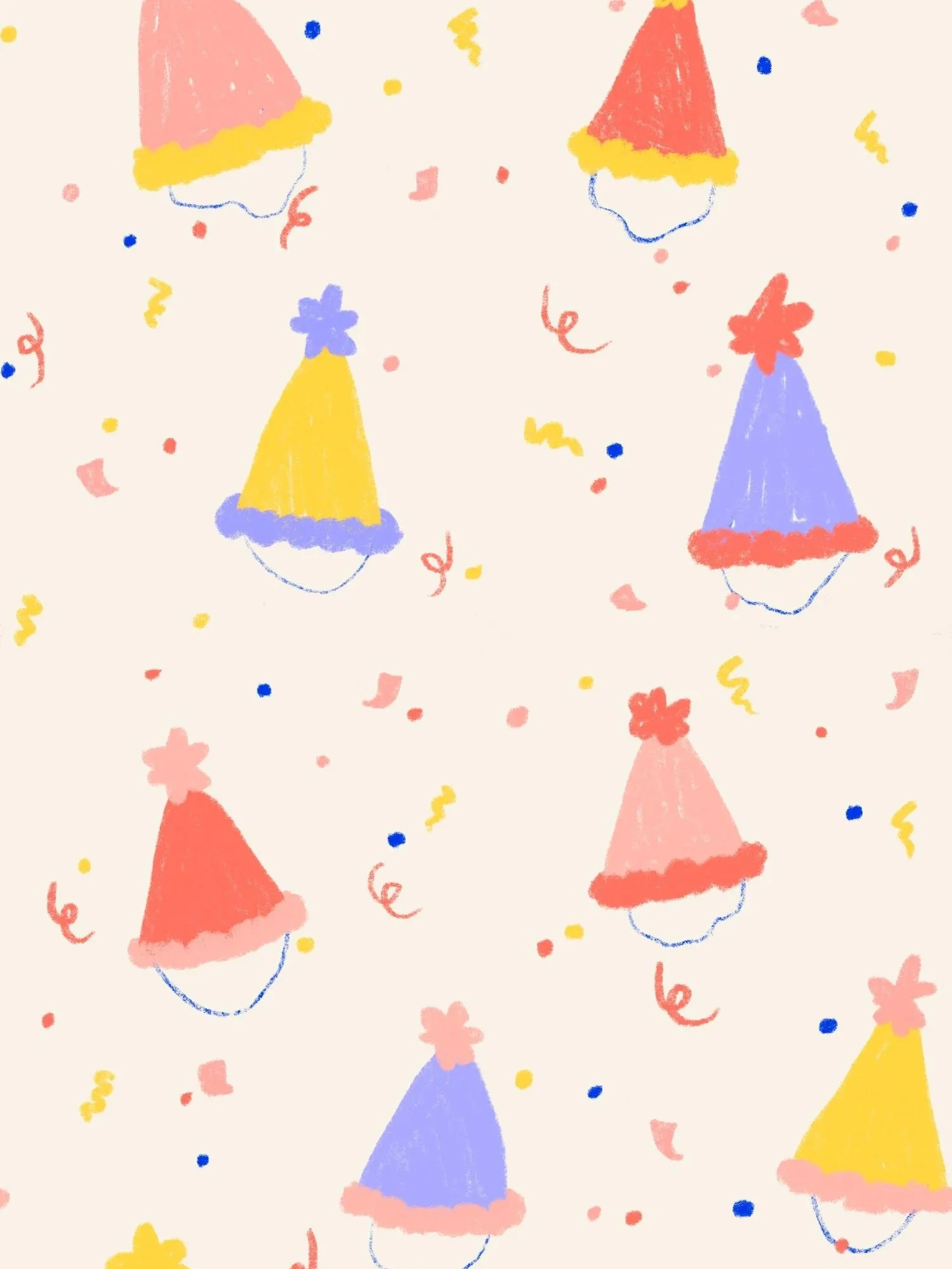 Motif papier emballage anniversaire