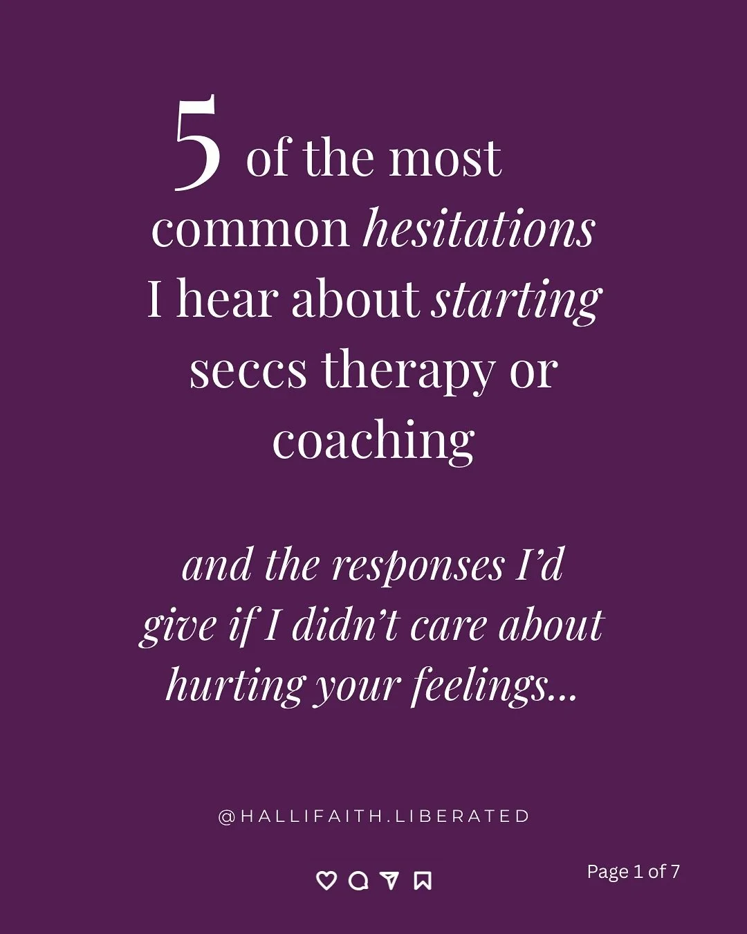 ➡️ Most of the time, people come to me when they&rsquo;re in acute pain, significant distress; their relationship hanging on by a thread&hellip; 

I think I can speak for many of us in the helping professions when I say that we wish people didn&rsquo