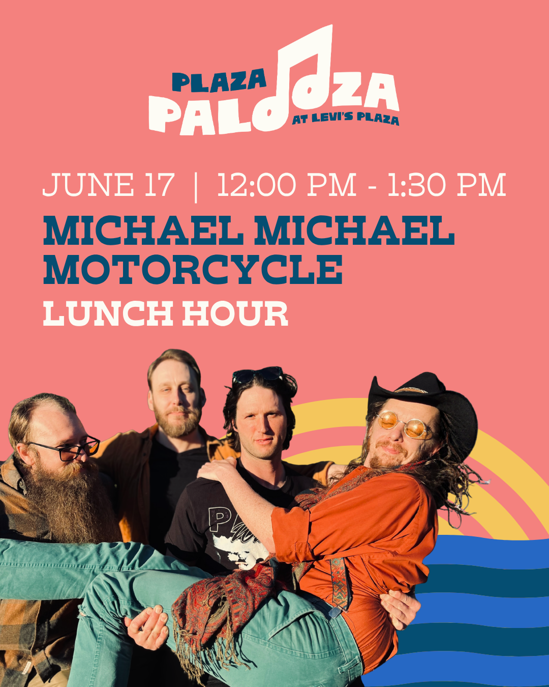 Plaza Palooza Lunch Hour - Michael Michael Motorcycle