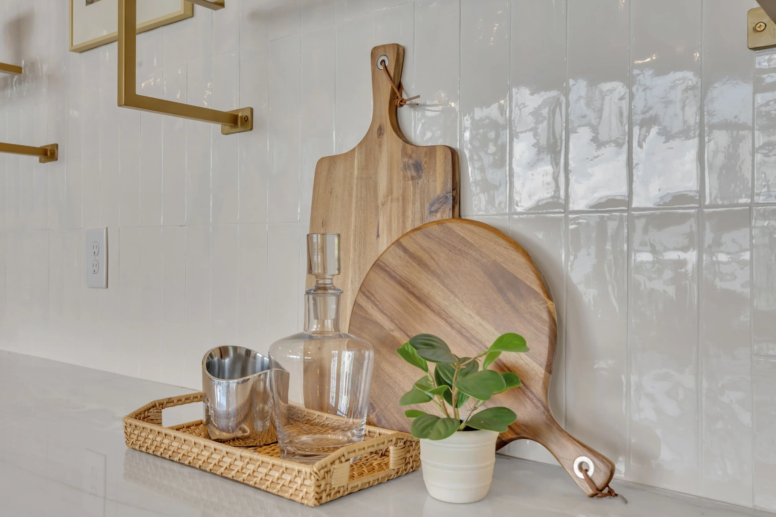 Kitchen Counter Styling Detail - Kristin Boyer