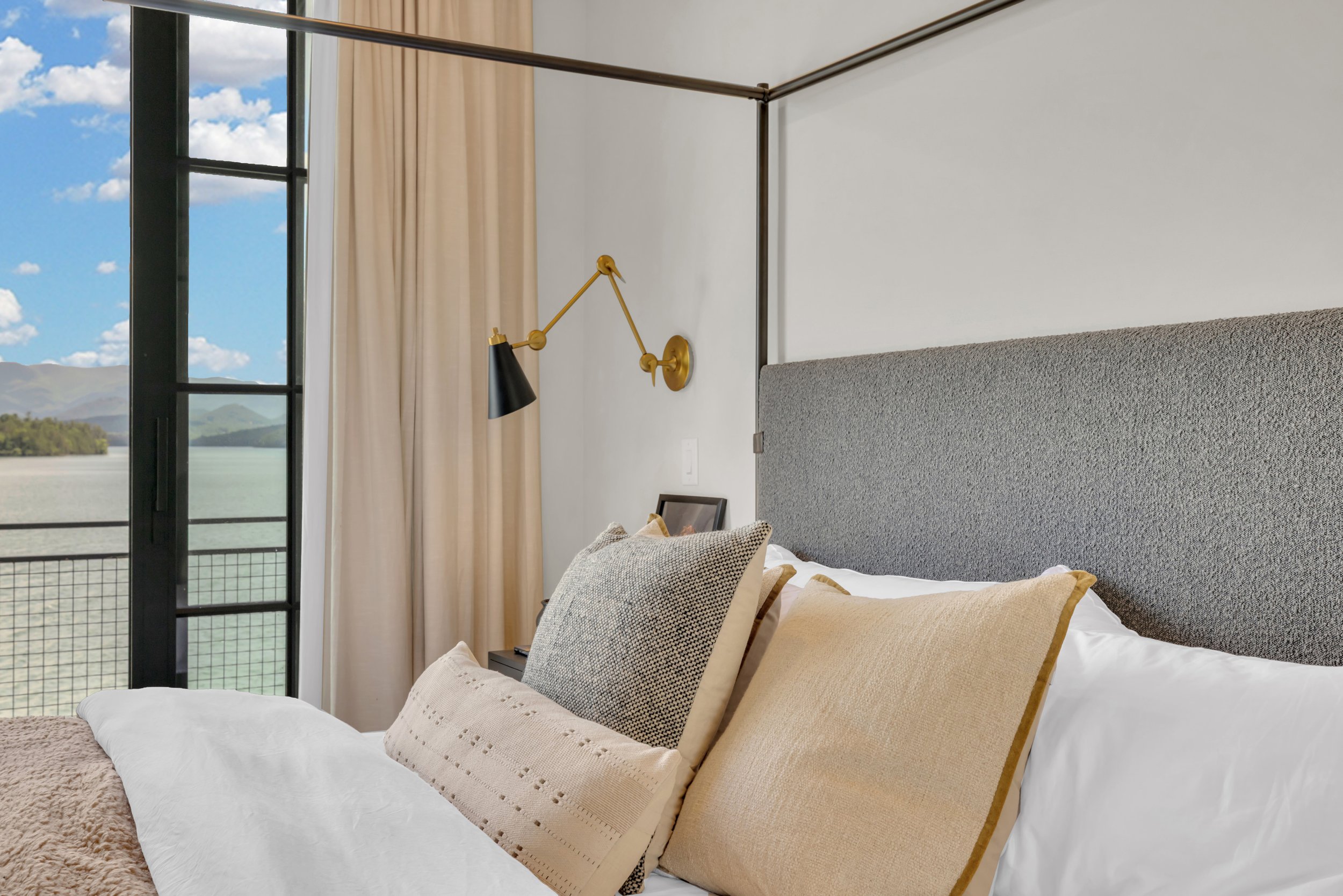 Lakefront Bedroom Details - Kristin Boyer