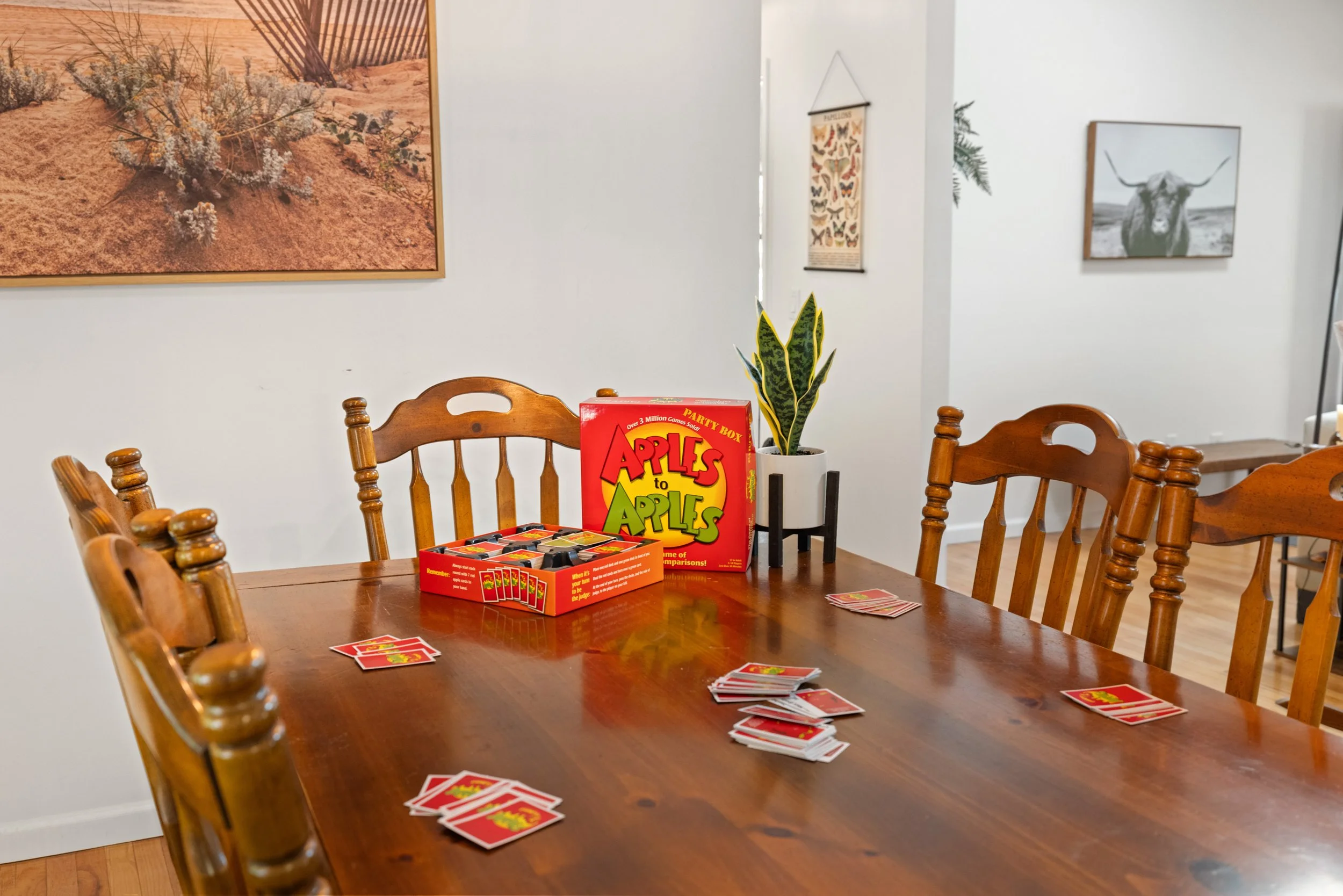 Family Friendly Game Table Staging for STR Homes - K Boyer Real Estate Media