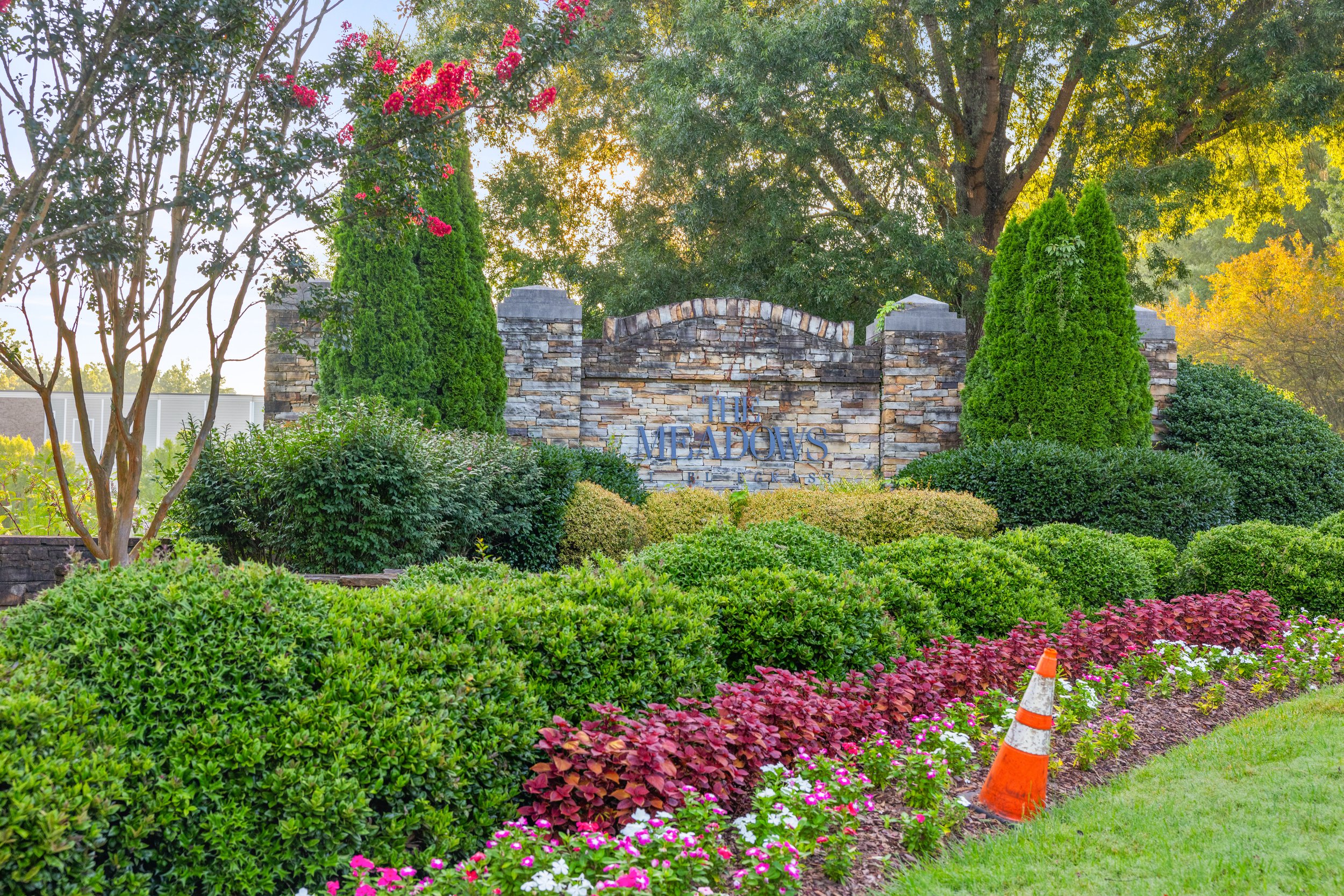 community image of entry way to neighborhood.