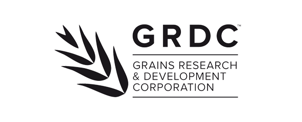 Black and White Logo for Grains Research & Development Corporation