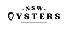 Black and White Logo for NSW Oysters