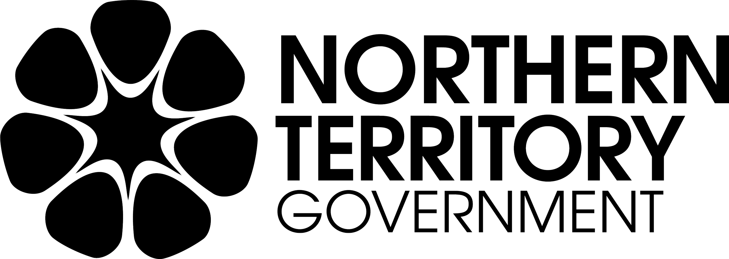 Black and White Logo for Northern Territory Government