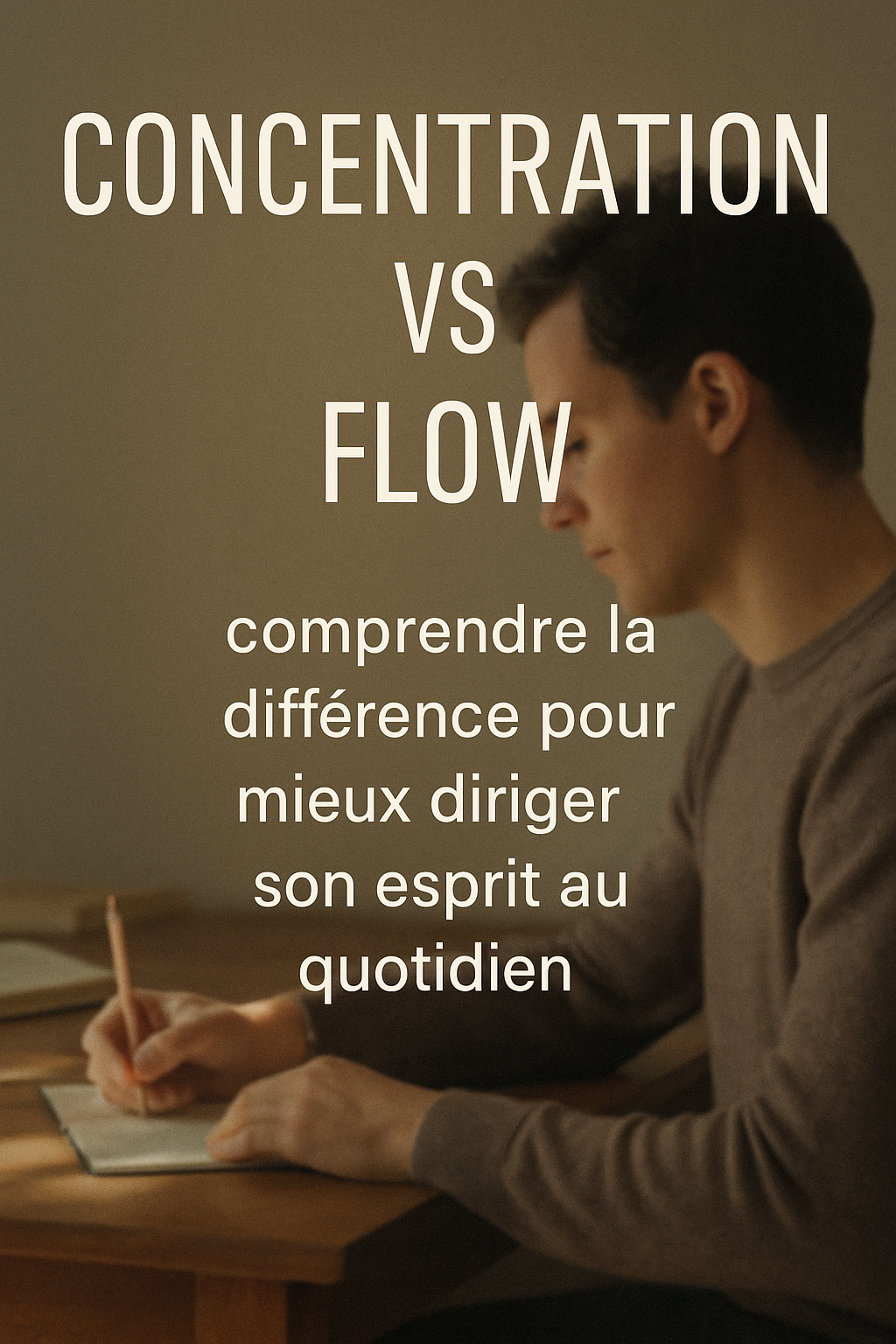 Concentration et Flow : la différence subtile entre deux états