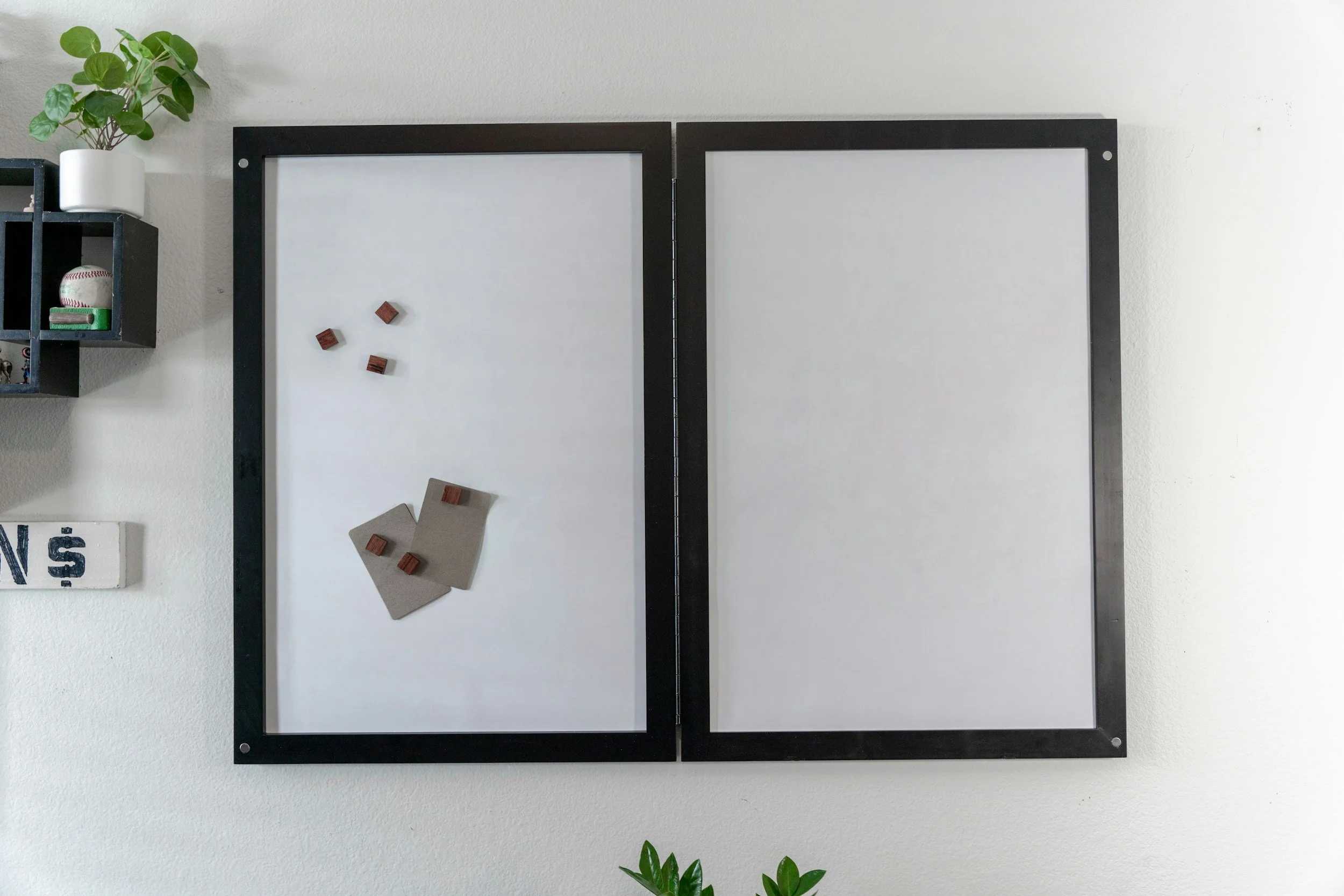 White Board on wall