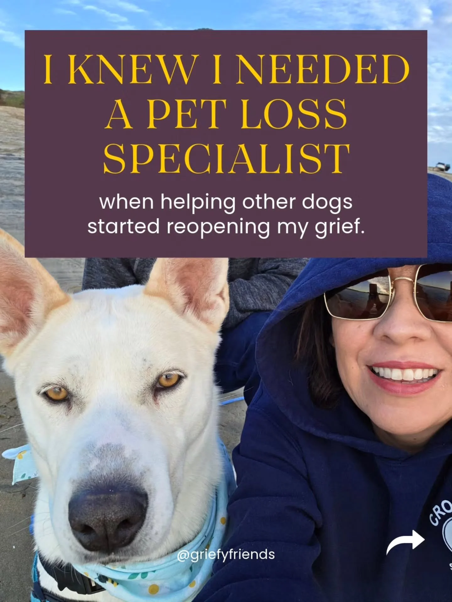 You do not have to minimize pet grief to make room for human grief.

Pet loss can break you.
Human loss can break you.
One does not need to be ranked above the other for grief to be real.

When I started working with Lindsay from @everkinpetloss , sh