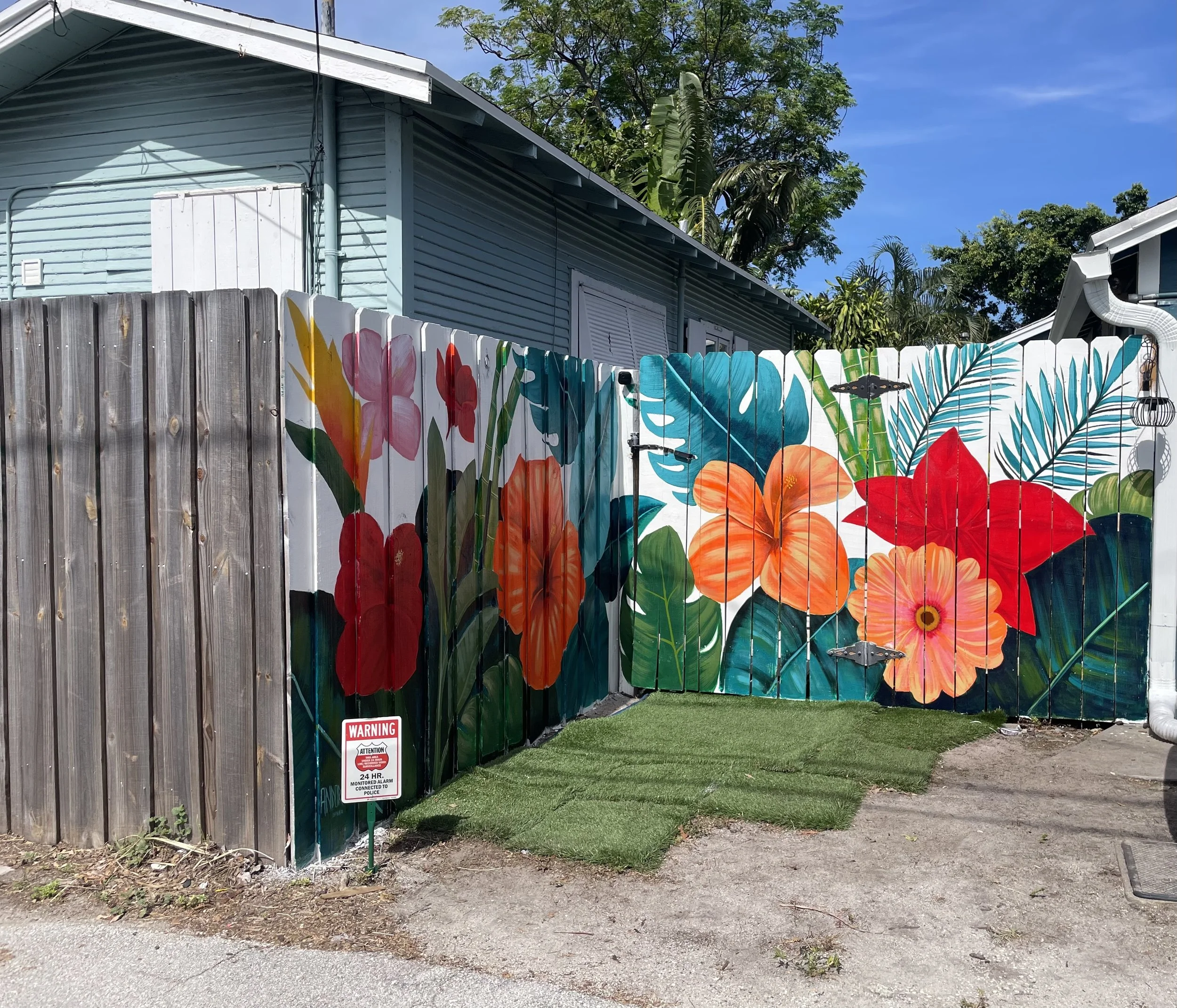 Mural in Lake worth Beach Florida