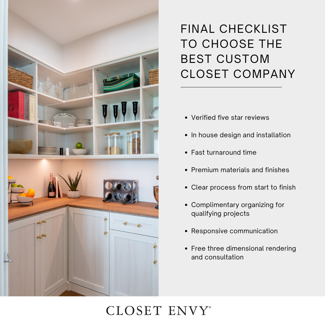 How Do You Choose the Best Custom Closet Company Near You? — Closet Envy