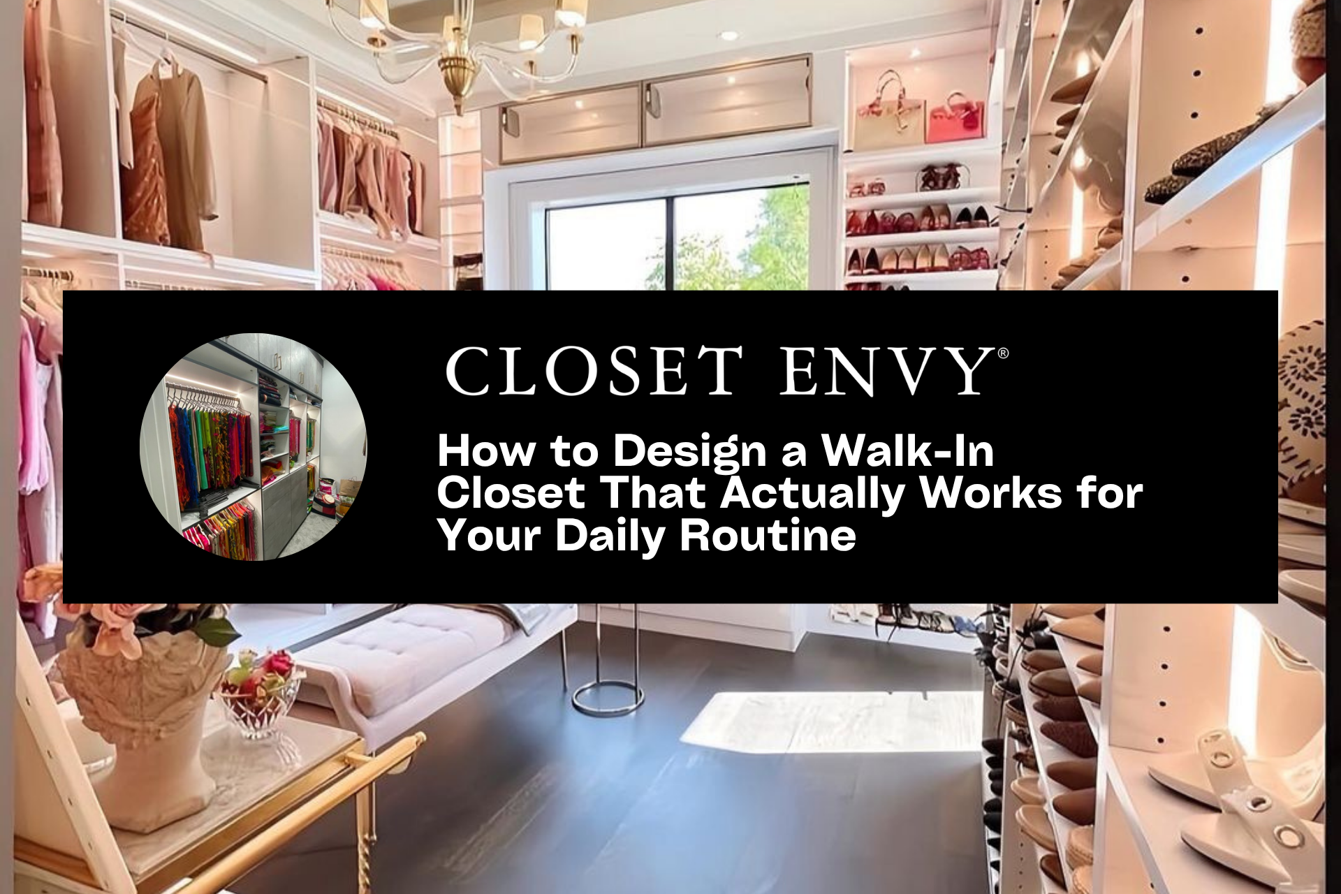 How to design a walk-in closet that actually works for your daily routine